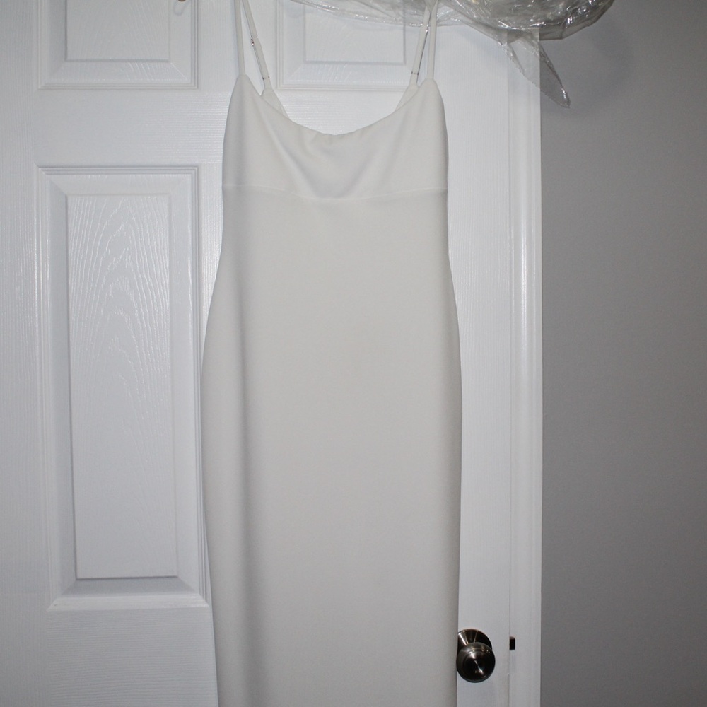 REVOLVE White Spaghetti Strap Dress